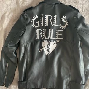 Faux leather jacket from Zara outerwear